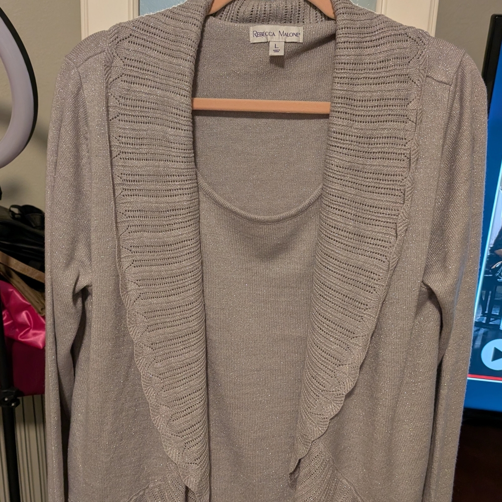 Rebecca Malone Gray Women's Sweater